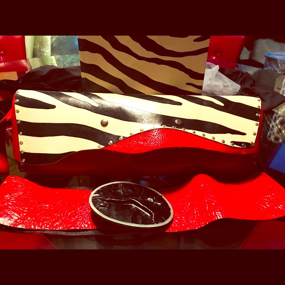Matching Cowhide Leather Purse & Belt